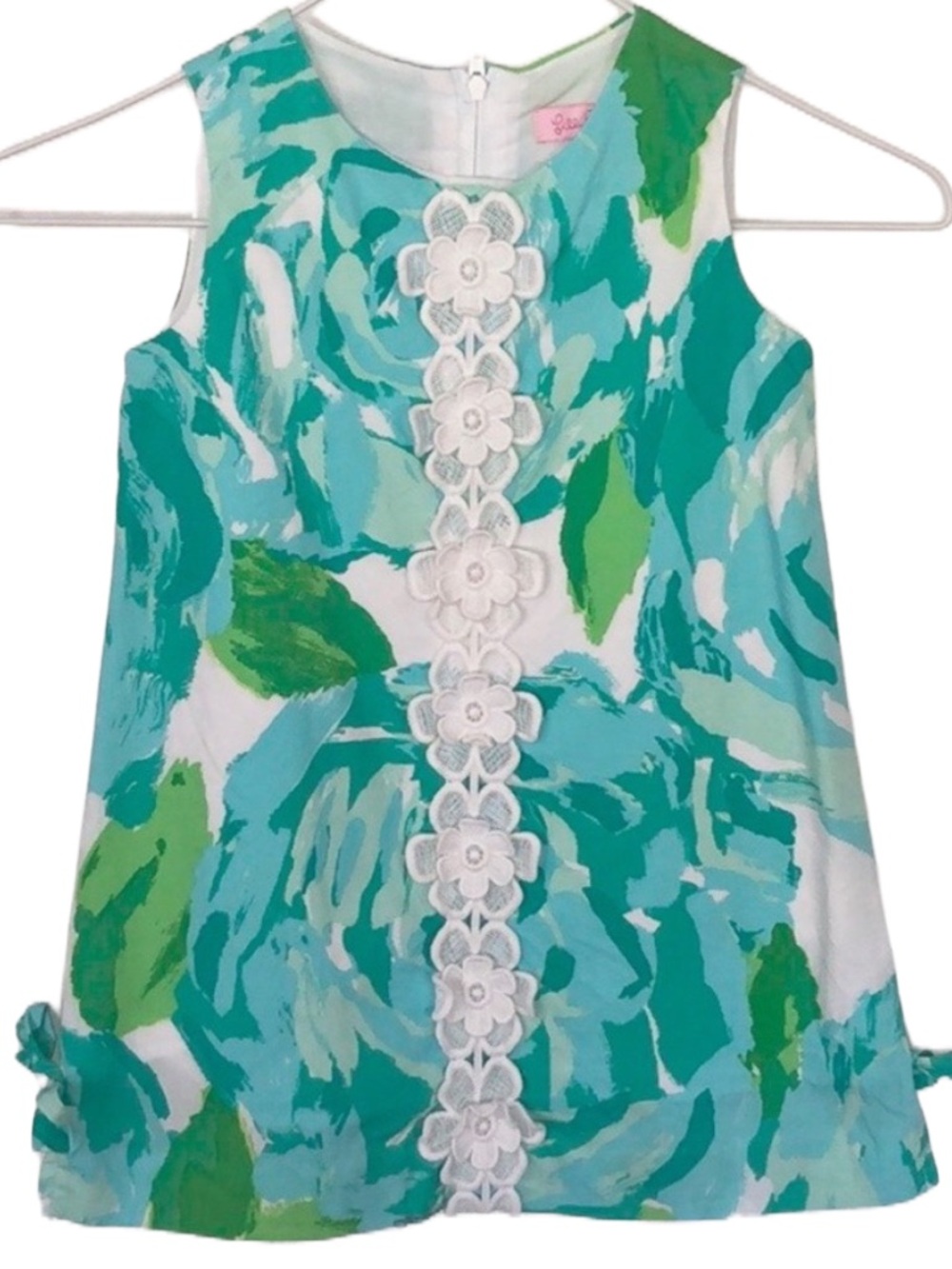 Lilly Pulitzer Poolside Blue First Impression Dress EUC SZ 3